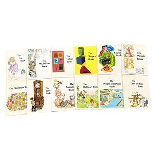 Vintage 1974 set of 12 hardcover children’s books by Encyclopedia Britannica